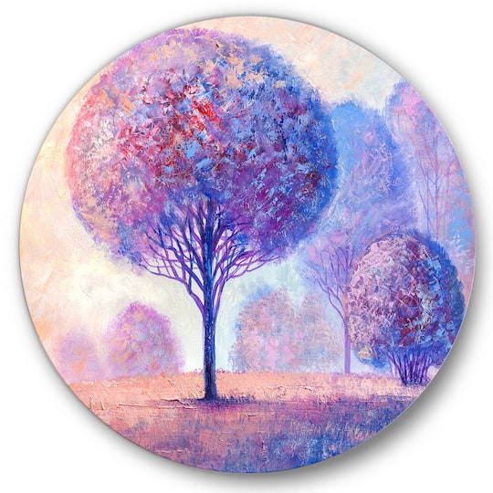 Designart - Colourful Trees Impression II
